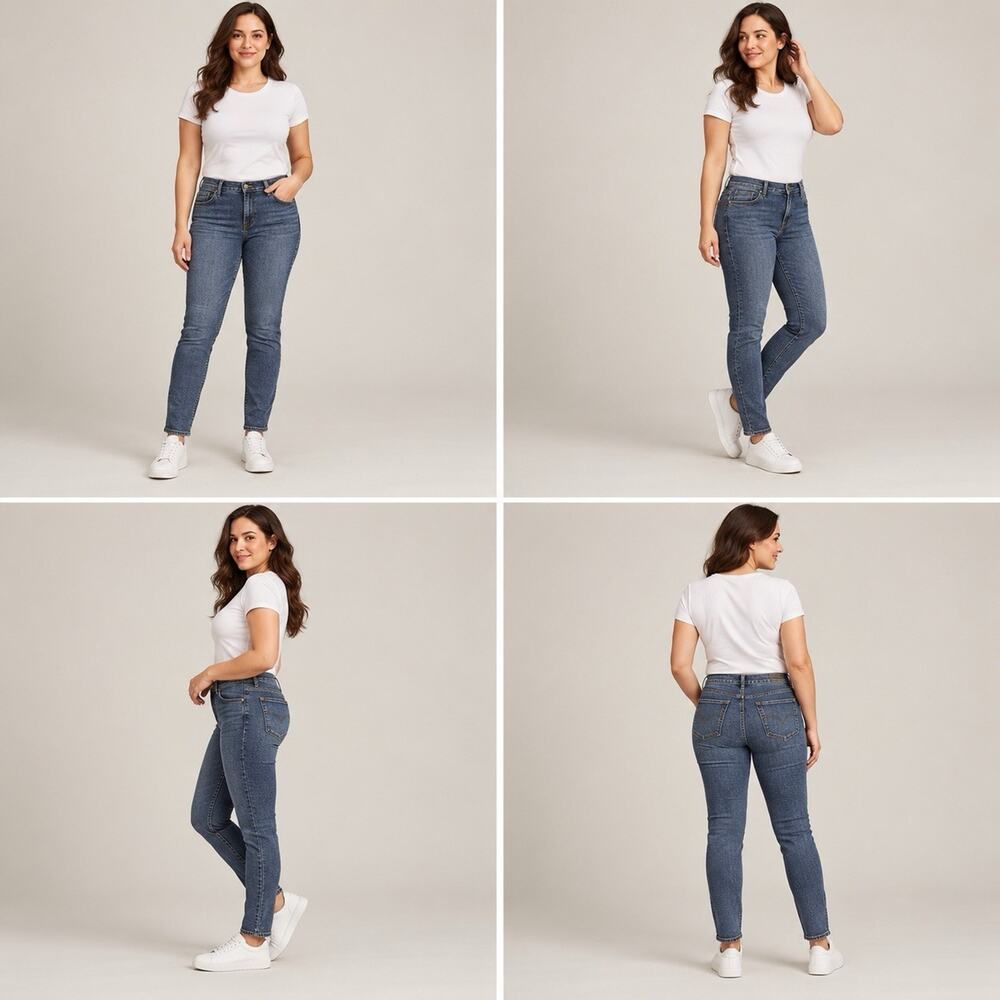 Levi’s The Original Jean Mid Rise Skinny Jeans Women’s Blue Stretch Denim 10